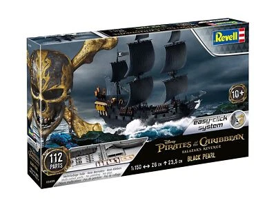 New Revell Easy Click Pirates Of The Caribbean Black Pearl Sailing Ship - Image 1 of 3