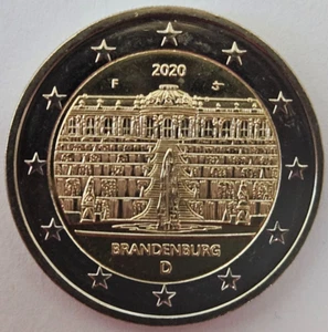 Deutschland 2 Euro Münze 2020 "BRANDENBURG" UNC - Bild 1 von 4