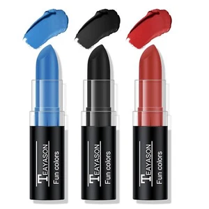 FREEORR 3 Colors Blue Black Red Face & Body Paint Stick Eye Black Baseball St... - Picture 1 of 7
