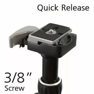 Adaptador de abrazadera de liberación rápida 323 para placa de trípode de cámara Manfrotto 200PL-14 LO ÚLTIMO - Imagen 1 de 7