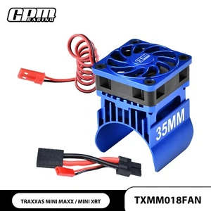 GPM Alloy Cooling Fan & 35mm Motor Heatsink For TRAXXAS Mini Maxx - Picture 1 of 11