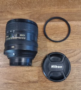 Nikon AF-S 24-85mm F3.5-4.5 G VR ED Zoom Lens f-mount F&R Caps, UV filter - Picture 1 of 8