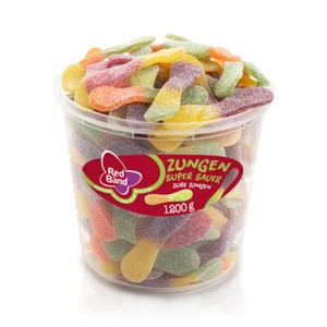 Red Band Fruchtgummi Zungen super sauer 100 Stück - Bild 1 von 5