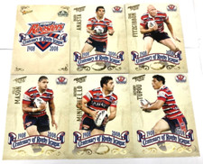 2008 SELECT NRL CENTENARY OF R.L CARD BASE CARD TEAM SET SYDNEY ROOSTERS (6)