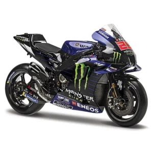 Moto miniature MAISTO GP Yamaha factory racing Fabio Quartararo 2022 1/18eme - Zdjęcie 1 z 2