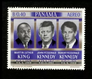Panama 1968 - John & Robert Kennedy, Martin Luther King Jr. - Indiv - C363 - MNH - Picture 1 of 1