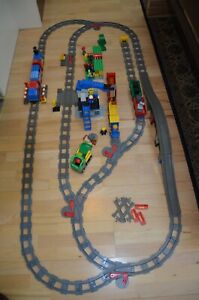 10875 & 10882 Weichen weißgrau 2x Weiche LEGO Duplo Eisenbahn