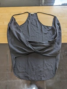 Womens lily white black sleeveless blouse sz xs - Picture 1 of 6