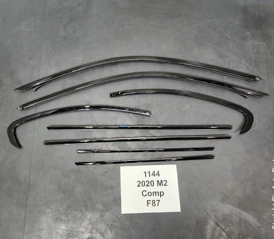 ✅ OEM BMW F22 F87 cupé negro brillante línea sombra moldura carrocería juego * Foto 1 de 4