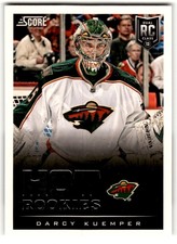 2013-14 Score Darcy Kuemper Rookie #601 Minnesota Wild