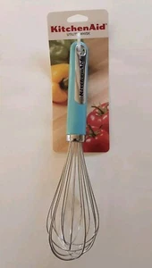 Vintage 2013 KitchenAid Utility Whisk - (Aqua Sky) KC060OHAQA (NEW) Gloss Handle - Picture 1 of 5