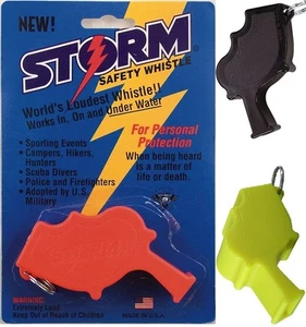 Fischietto per tutte le condizioni atmosferiche "Navy" US Navy - Funziona, su e sott'acqua - Made in USA - Foto 1 di 3