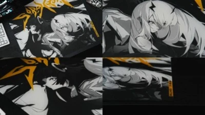 Wallhack SP-004 Limited Edition: Twins Sora & Yume Glass Mousepad From Japan - Image 1 of 4