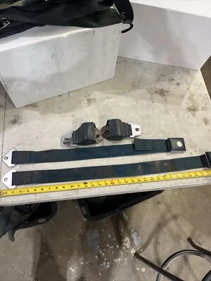 Ford Mustang?  Cinturones de seguridad delanteros azul Torino, tamaño completo, camión, 1965 1966? Foto 1 de 4