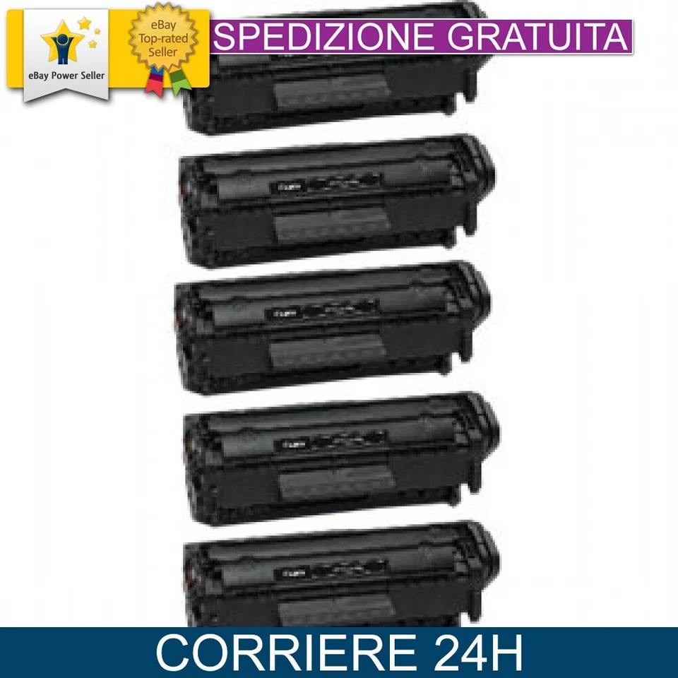 5 TONER 703 PER CANON LBP-2900  LBP 3000 I-SENSYS LBP2900 LBP2900B - Immagine 1 di 1