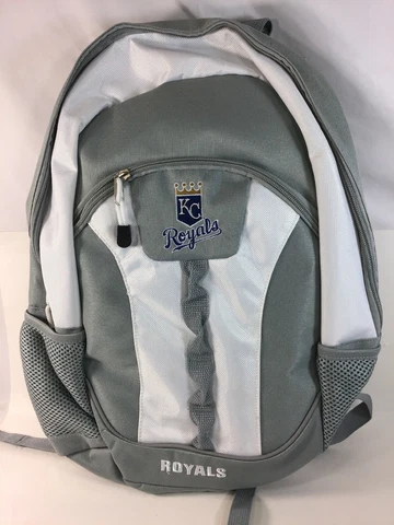 New Kansas City Royals Team Backpack Grey / White / Blue New With Tags Cover
