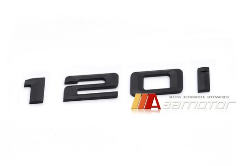 Glossy Black Numeric Letter Trunk Emblem Badge for BMW 1 Series E81/E82/E87/ E88/F20/F21 – 116i/118i/120i/125i/130i/135i - 34