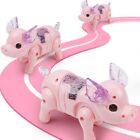 Piglet Cartoon Luminous Baby Toys Electric Leashing Pig Pink Color Walking Toy