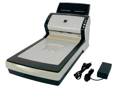 Fujitsu FI-6240 Flatbed Duplex Document Scanner PA03540-B505 w/AC Adapter - Image 1 of 4