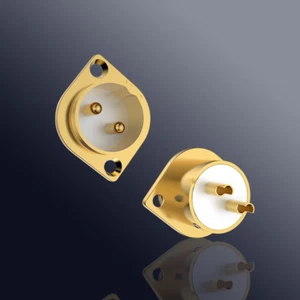 Conector metálico panel macho Viborg GM16G enchapado en oro cobre puro 2 pines GX16-2 - Imagen 1 de 9