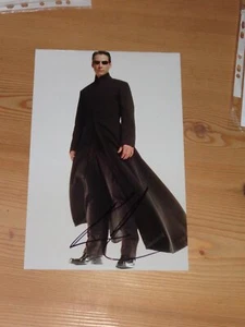 TOP! KEANU REEVES Originalautogramm GROSSFOTO! The Matrix - Picture 1 of 1