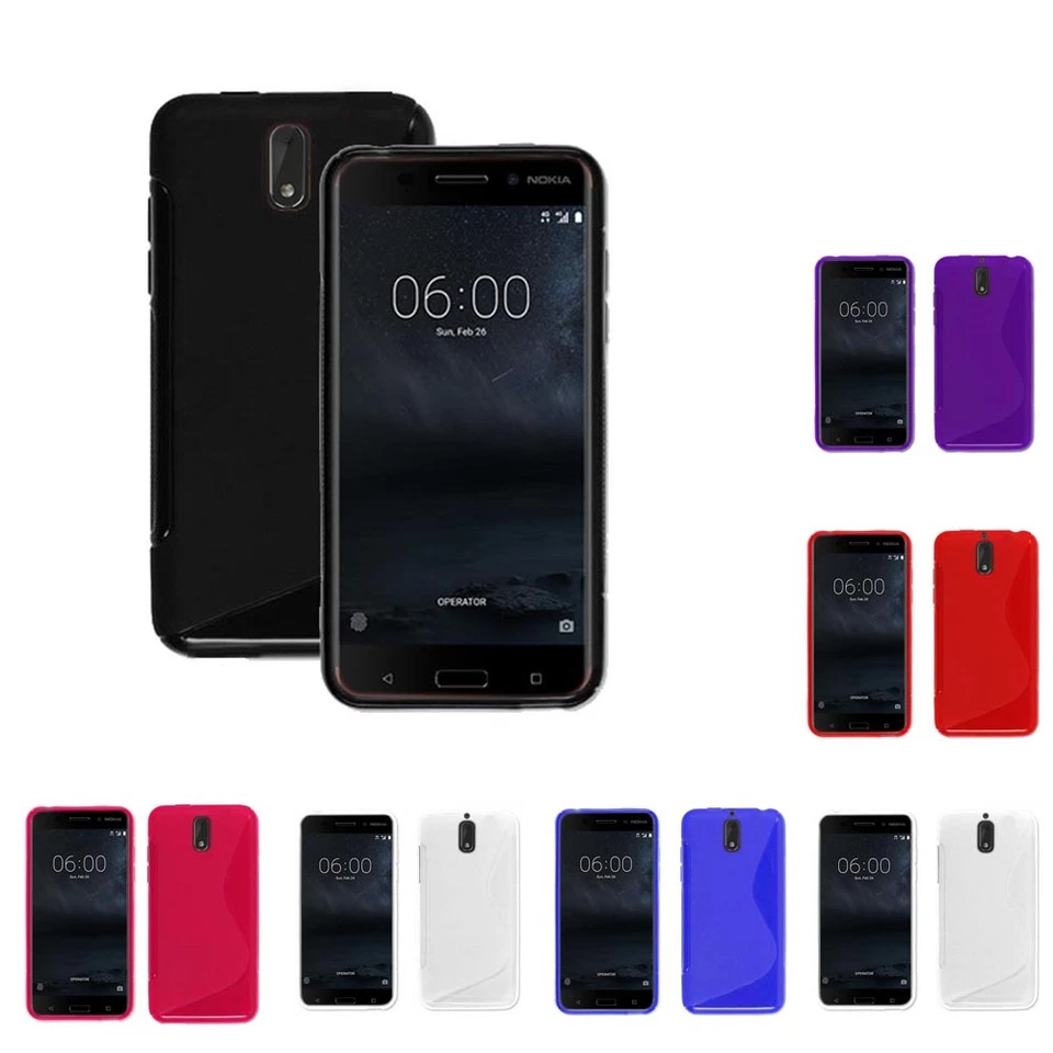 Funda de gel de silicona resistente a prueba de golpes para teléfono Nokia 6 Foto 1 de 4