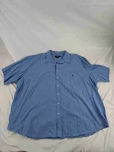 Vintage Ralph Lauren Men's Blake Shirt Size 5XB Blue Checkered - Picture 1 of 8