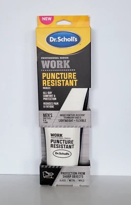 Palmilhas masculinas resistentes a furos Dr. Scholl's Professional Work Series tamanho 8-14 - Imagem 1 de 4