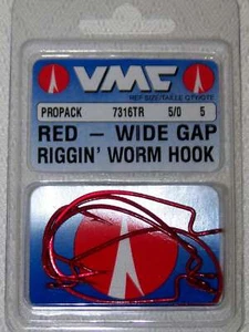 VMC 7316 WIDE GAP WORM HOOK - Picture 1 of 14