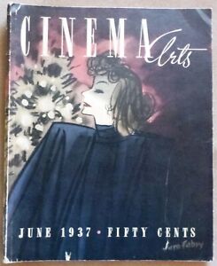 CINEMA ARTS GARBO cover  6-37 movies Mryna Loy J. Harlow S. Temple Lost Horizon 