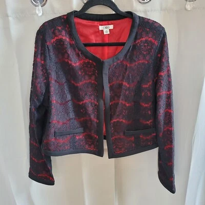 Chaqueta para mujer Cato talla XL oscura romántica caprichosa encaje vampiro hada grunge 16428 Foto 1 de 4