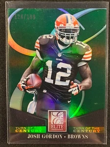 Josh Gordon 2014 Panini Elite verde numerado de serie #/199 #22 - Imagen 1 de 1