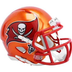 NFL Football Riddell Tampa Bay Buccaneers Alt Flash Mini Revolution Speed Helmet - Picture 1 of 1