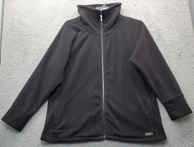 Chaqueta de rendimiento de golf Calvin Klein para mujer 2X negra polar secado rápido logotipo de escritura Foto 1 de 4