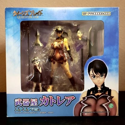 Loja de armas Queen's Blade Cattleya azul violeta versão Boneco pintado Griffon em escala 1/7 - Imagem 1 de 2