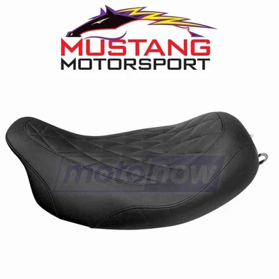 Mustang Wide Tripper Solo Seat for 2007-2014 Harley Davidson FXDC Super nu — 第 1/4 张图片