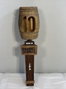 10 Fass Brauen IPA Bier Zapfhahn 12 Zoll Griff Holzfass Bar Zugbogen Oregon - Bild 1 von 11