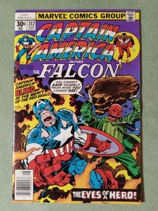 Captain America der Falke 212 Marvel Comics Gruppe August 1977 hochwertig Sehr guter Erhaltungszustand/NM - Bild 1 von 5