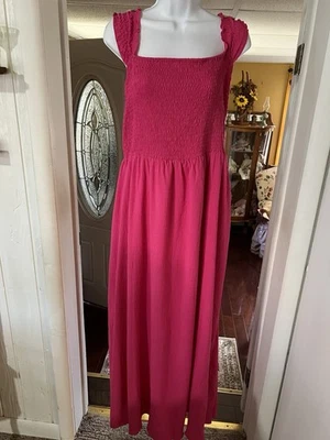 Vestido para mujer Davi And Dani 2XL rosa ajustado maxi talla grande crucero vacaciones Foto 1 de 4