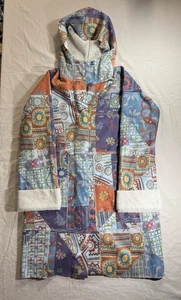 Johnny Was Biya Apollo Hooded Suede Coat Boho Chic B48822 NEW Reg.$365 S - Picture 1 of 9