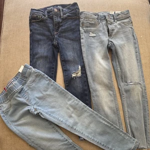 Lot Of 3 Girls Size 06 Jeans, Excellent Condition - Picture 1 of 9