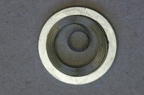 Molla Carica Orologio Sveglia Borletti NOS 5.0x0.35x800mm Ricambio Originale