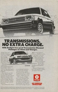 Dodge Charger Magazine Vintage Print Ad 1985 - Picture 1 of 3