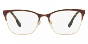 Brand new Burberry BE1362-1312 Light Gold Havana 54-17-140 - Picture 1 of 4