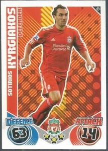 TOPPS MATCH ATTAX 2010-11- #167-LIVERPOOL & GREECE-SOTIRIOS KYRGIAKOS - Picture 1 of 1