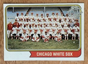 2015 Topps Original 1974 buyback #416 Chicago White Sox Team Card Foil Stamp