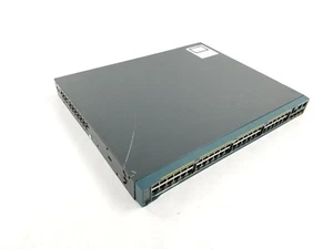 Cisco WS-C2960S-F48LPS-L Switch 48 Port Fast Ethernet PoE+ 4x Gigabit SFP - Picture 1 of 8