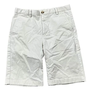 Vineyard Vines Shorts Bottoms Boy's Size 16 Khaki Tan Cotton Blend Knee Length - Picture 1 of 12