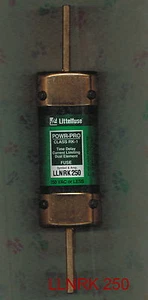 LITTELFUSE LLNRK250 FUSIBILE LLNRK 250 250 VOLT 250 AMP - Foto 1 di 3