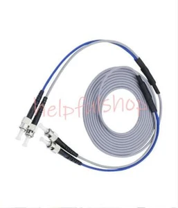 3M ST-ST Armored Fiber Cable Multi-Mode Duplex Optical Patch Cord Fiber Pigtail - Photo 1/1